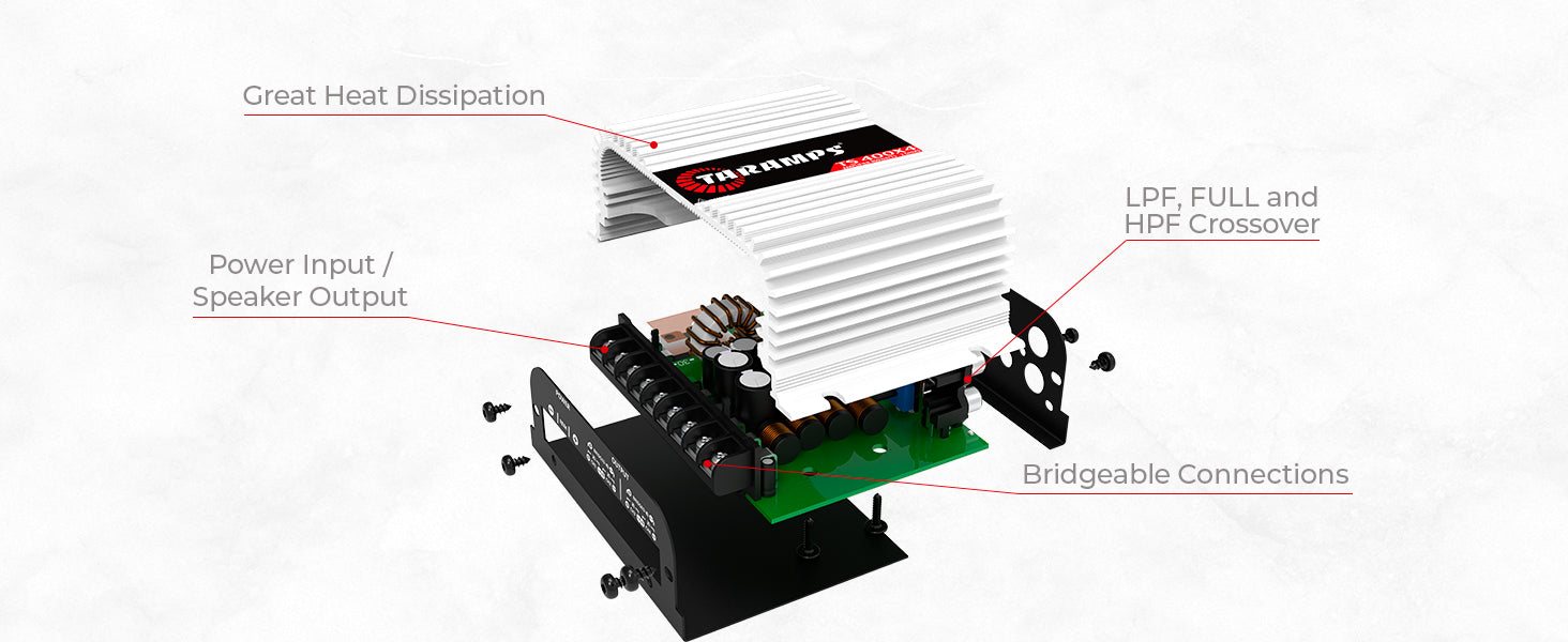 Taramps TS 400X4 Car Audio Amplifier | NEW SMALL SIZE!