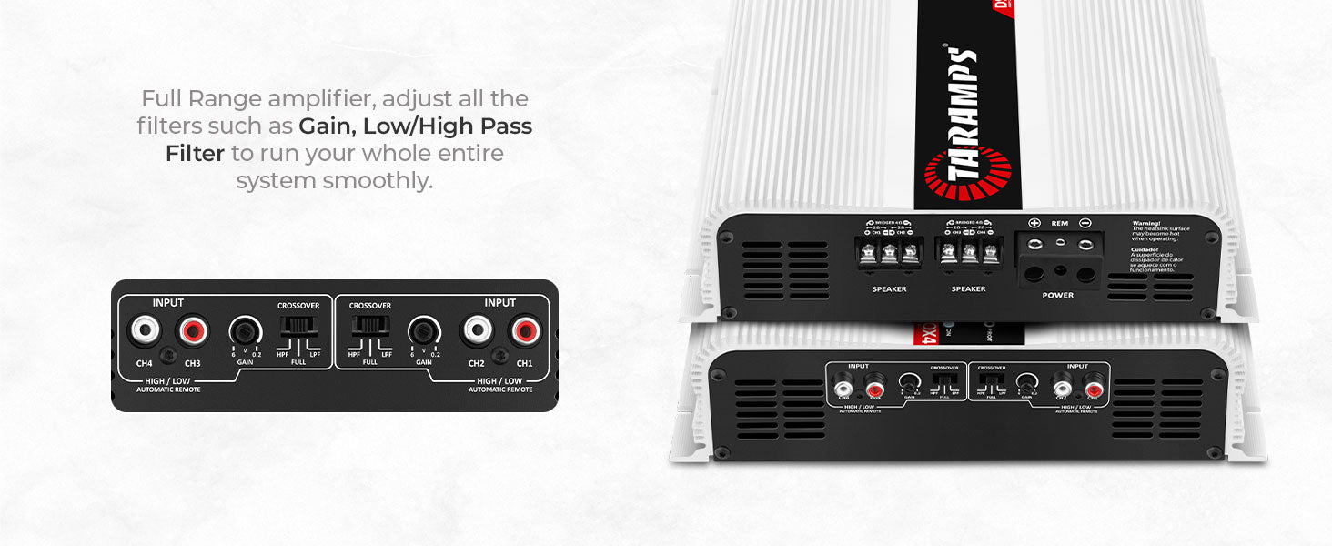 Taramps DS 2000x4 Car Audio Amplifier