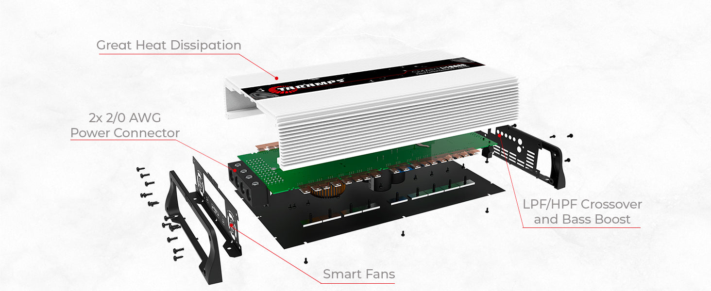 Taramps SMART5 BASS Car Audio Amplifier