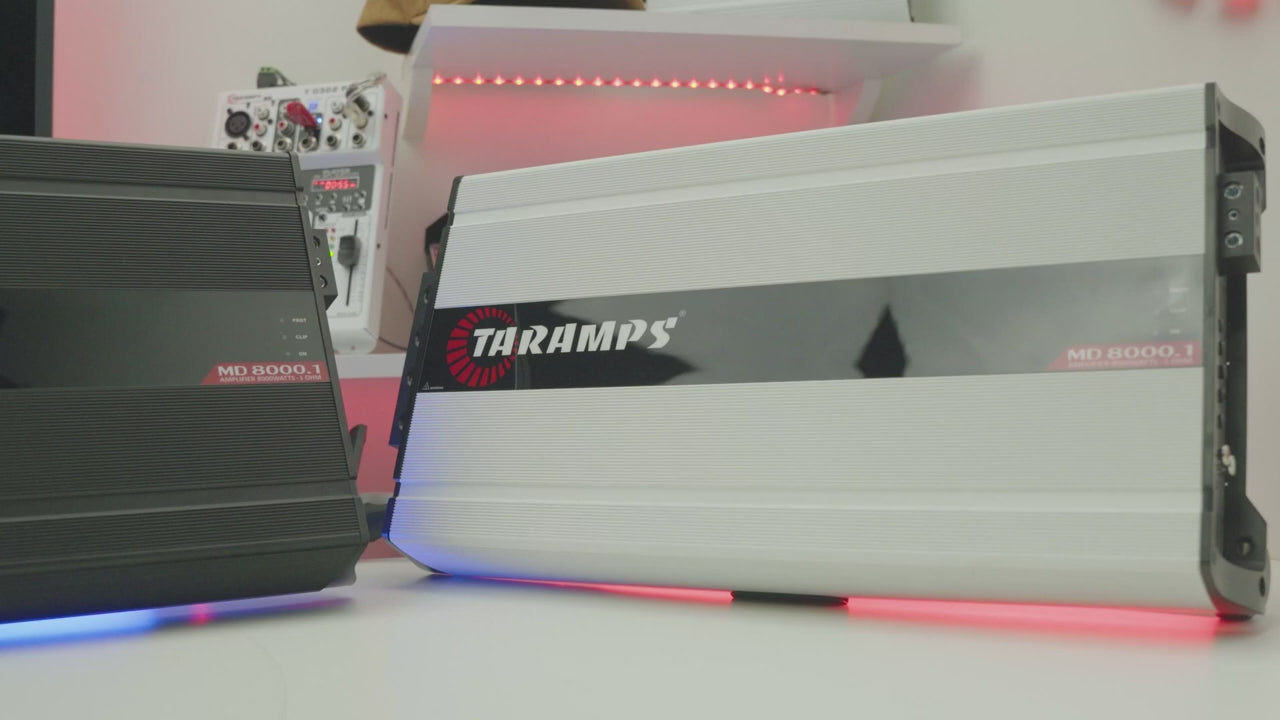 Taramps MD8000.1 1Ω おまけ付き Amazon.com: TARAMPS 8000 WATT 1 OHM CAR AMP : Electronics