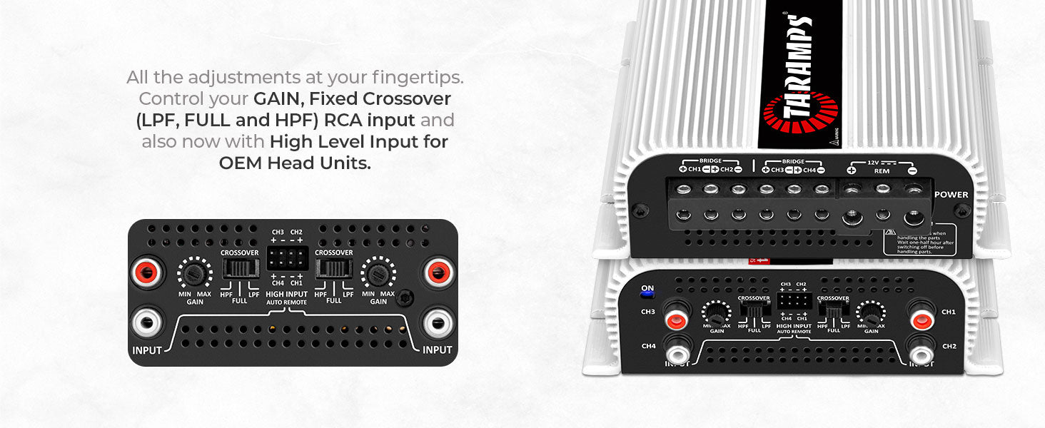 Taramps TS 800x4 Car Audio Amplifier